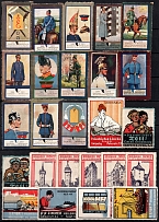 Germany, Military, Army, War, Stock of Rare Cinderellas, Non-postal Stamps, Labels, Advertising, Charity, Propaganda (#80)