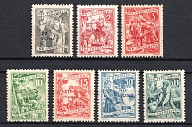 1953 Trieste (Mi. 87 - 89, 91 - 94, CV $40)