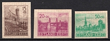 1941 Occupation of Estonia, Germany (Imperforate, CV $80)