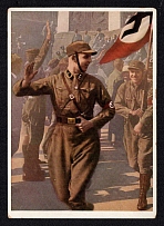 1929 'Horst Wessel at the Top of his Eturm, Nuremberg', SA Sturmabteilung, German Postcard, Mint