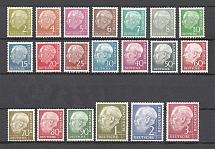1954-61 Germany Federal Republic (Full Set, CV $360, MNH)
