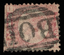1870 1/2p Great Britain (SG 48, Canceled, CV $40)