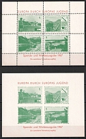 1967 Europe, Scouts, Blocks, Scouting, Scout Movement, Cinderellas, Non-Postal Stamps (MNH)