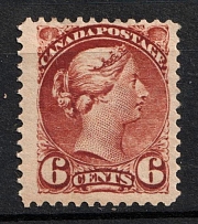 1889-97 6с Canada (SG 108, CV $100)