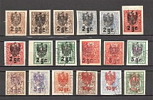 Ukrainian Stamps with Polish Group (Cancelled/MH)