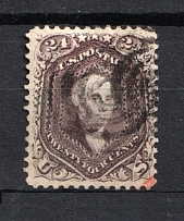 1861-67 24c United States (Canceled, CV $110)