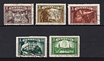 1932 Latvia (Perforated, Full Set, Canceled, CV $25)