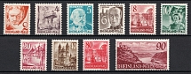 1948-49 Rhineland-Palatinate, French Zone of Occupation, Germany (Mi. 32 - 41, Full Set, CV $80)