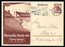 1936 Summer Olympic Games in Berlin, sent to Halle