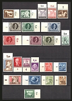 1940-44 Germany Third Reich Group of Stamps (Control Numbers)