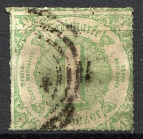 1865 Thurn und Taxis Germany 1 Kr (Cancelled)