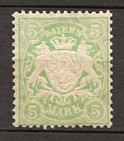 1900-11 Bavaria Germany 5 M (CV $250)