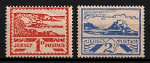 1943-44 Jersey, German Occupation, Germany, Cover (Mi. 4 x, 7 x, CV $40, MNH)