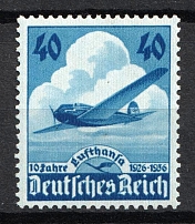 1936 40pf Third Reich, Germany (Mi. 603, Full Set, CV $70, MNH)