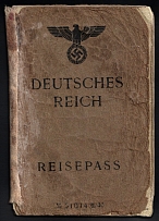 1940 (6 Nov) Third Reich, Germany, Passport