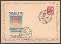 1948 Soviet occupation Local cover with Dresden district overprint and special postmark