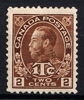 1916 2c Canada (SG 238, CV $500, MNH)