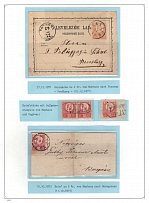 1871-73 Austria-Hungary, Carpahto-Ukraine territory Postal History, Cover, Postcard and Stamps