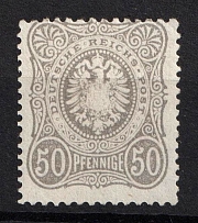 1875 50pf German Empire, Germany (Mi. 36 a, Signed, CV $520)