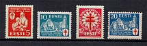 1933 Estonia (Full Set, CV $80, MLH/MNH)