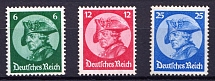 1933 Third Reich, Germany (Mi. 479 - 481, Full Set, CV $420, MNH)