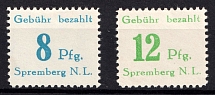 1946 Spremberg (Lower Lusatia), Germany Local Post (Mi. 23 A - 24 A, Unofficial Issue, CV $130)