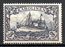 1901 Caroline Islands German Colony 3 Mark