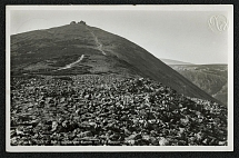 1935 Photo postcard View on Riesageberge (Giant Mountains)