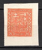 1929-37 Czechoslovakia 20 H (Probe, Proof, MNH)