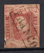 1864 India, Netherlands Colonies (Full Set, Canceled, CV $160)