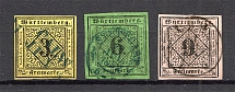 1851-52 Wurttemberg Germany (CV $115, Canceled)