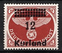 1945 '12' Occupation of Kurland, Germany (Signed, CV $80)