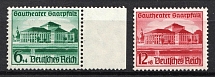 1938 Third Reich, Germany (Mi. 673 - 674, Full Set, CV $30, MNH)