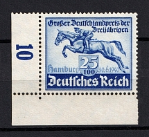 1940 Third Reich, Germany (Control Number `10`, Corner Margin, Full Set, CV $30, MNH)