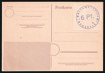 1946 Arnsberg (Westphalia), Germany Local Post, Postcard (Mi. 1, CV $100)
