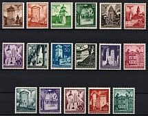 1940-41 General Government, Germany (Mi. 40-51, 66-70, Full Sets, CV $30)