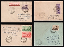 1947 Poland, Military, Field Post Feldpost, Stock of Four Covers