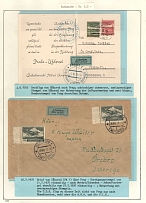 1935-37 Czechoslovakia, Carpahto-Ukraine territory Postal History, Airmail, Cover and Postcard