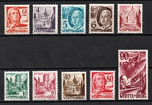 1948-49 Wurttemberg, French Zone of Occupation, Germany (Full Set, CV $260, MNH)