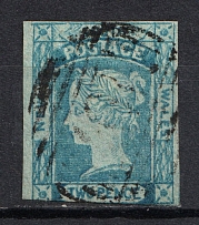 1851 2p New South Wales, British Colonies (Canceled, CV £40)