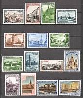 1947 Founding of Moscow (`Д` instead `Л`, Full Set, MNH/MH)
