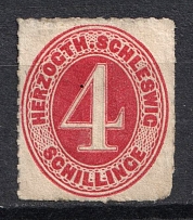 1864 4s Schlezwig, German States, Germany (Mi. 3, CV $160)