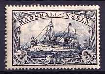 1901 3m Marshall Islands, German Colonies, Kaiser’s Yacht, Germany (Mi. 24)