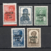 1941 German Occupation of Latvia (CV $15, MNH/MH)