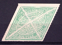 Fresno and San Francisco Bicycle Mail Route, United States Locals & Carriers (Old Reprints and Forgeries)