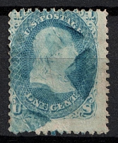 1861 1C United States (Sc. 63, Used, CV$45)