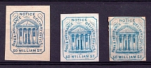 Hussey's Bank & Insurance Delivery Office, United States Locals & Carriers (Old Reprints and Forgeries)