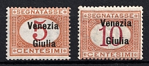 1918 Julisch Venetien, Italian Occupation, Official Stamps (Mi. 1 - 2, MNH)