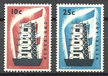 1956 Netherlands (CV $100, Full Set, MNH)