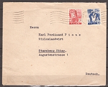1947 SAAR cover to Starnberg